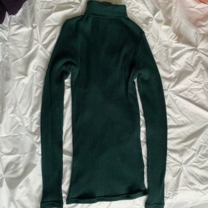 Dark Green Lightweight Club Monaco Turtleneck